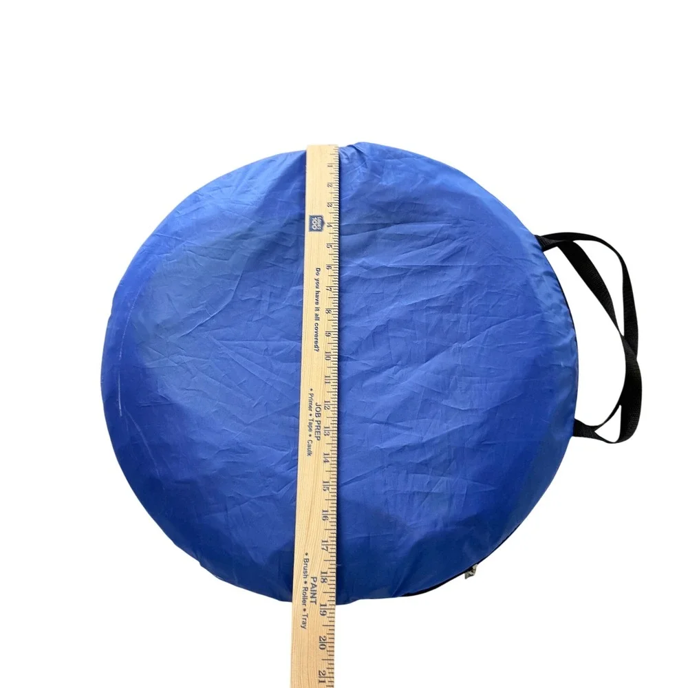 Play Tunnel Collapsible Pop-Up Blue Crawl Tube‎ Kids Children Fun Activity 9ft